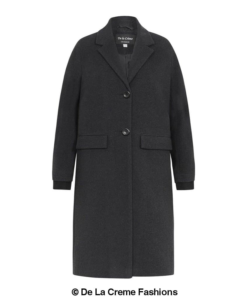 (PRE-ORDER) Womens Wool Blend Winter Warm Knee Length Coat